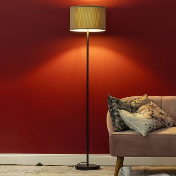 Brilliant - Επιδαπέδιο φωτιστικό TONY 1xE27/20W/230V καφέ