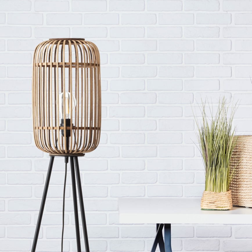 Brilliant - Επιδαπέδιο φωτιστικό WOODROW 1xE27/60W/230V μπαμπού