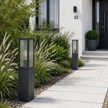 Brilliant - Εξωτερικό φωτιστικό GETTA 1xE27/20W/230V 50 cm IP44 μαύρο