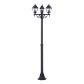 Brilliant - Εξωτερικό φωτιστικό NISSIE 3xE27/60W/230V IP44 μαύρο