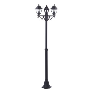 Brilliant - Εξωτερικό φωτιστικό NISSIE 3xE27/60W/230V IP44 μαύρο