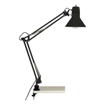 Brilliant - Επιτραπέζιο φωτιστικό με σφιγκτήρα HOBBY 1xE27/40W/230V μαύρο