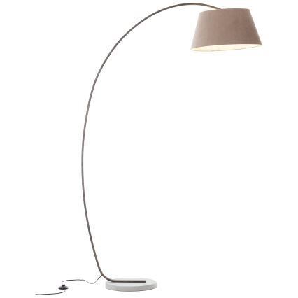 Brilliant - Επιδαπέδιο φωτιστικό BROK 1xE27/60W/230V τάουπ