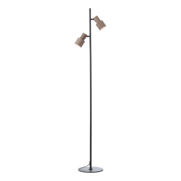 Brilliant - Επιδαπέδιο φωτιστικό CADIZ 2xGU10/10W/230V μπρονζέ