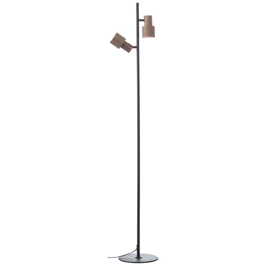 Brilliant - Επιδαπέδιο φωτιστικό CADIZ 2xGU10/10W/230V μπρονζέ