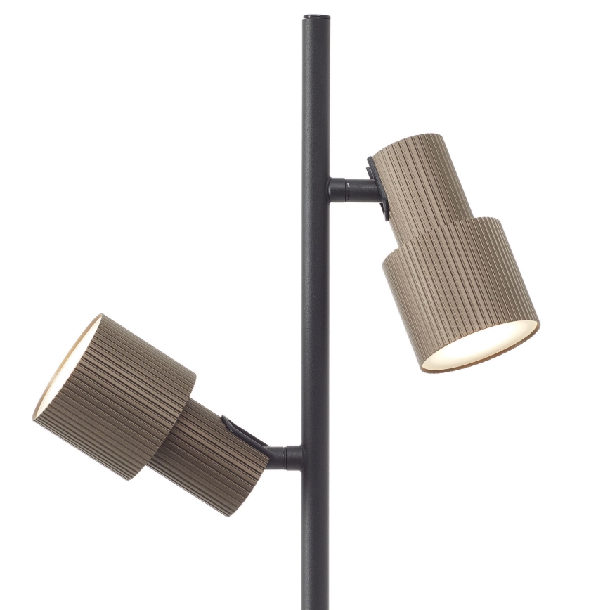 Brilliant - Επιδαπέδιο φωτιστικό CADIZ 2xGU10/10W/230V μπρονζέ