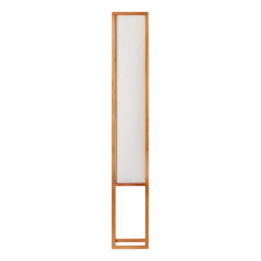 Brilliant - Επιδαπέδιο φωτιστικό SEASIDE 2xE27/40W/230V λευκό/καφέ