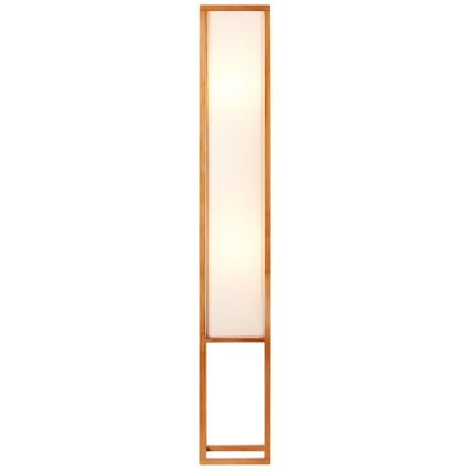 Brilliant - Επιδαπέδιο φωτιστικό SEASIDE 2xE27/40W/230V λευκό/καφέ