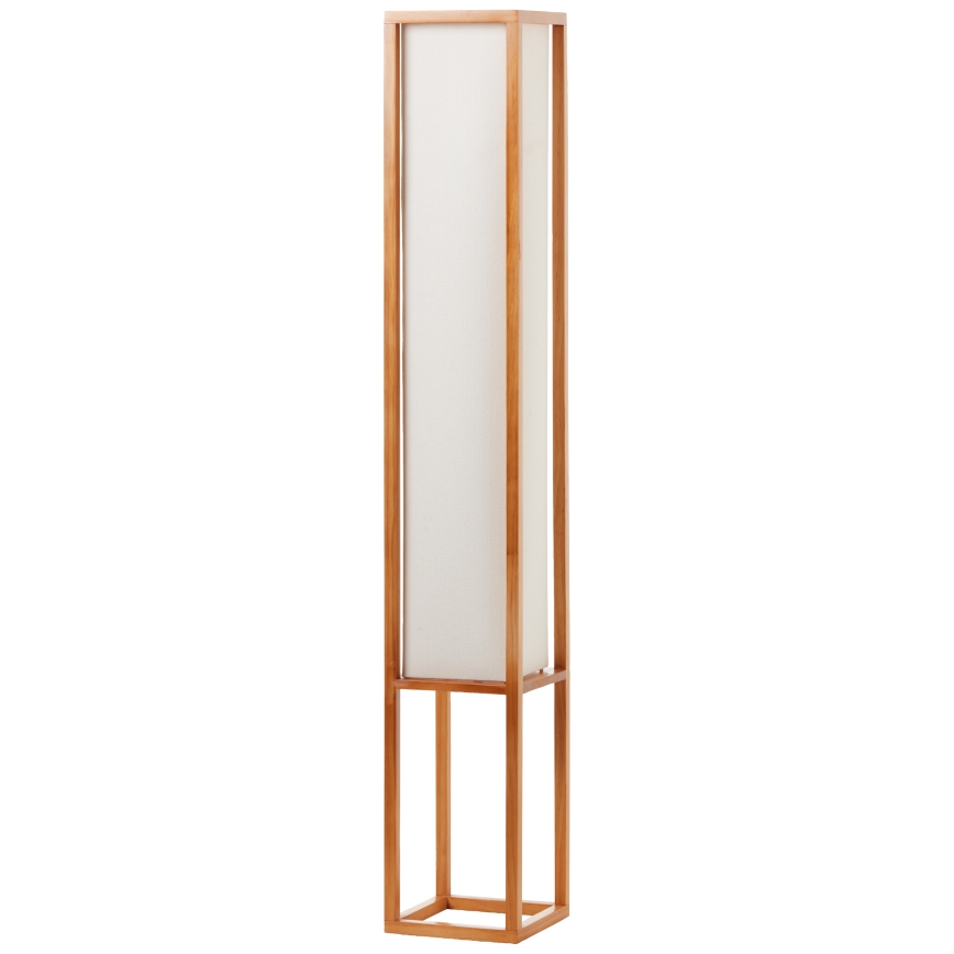 Brilliant - Επιδαπέδιο φωτιστικό SEASIDE 2xE27/40W/230V λευκό/καφέ
