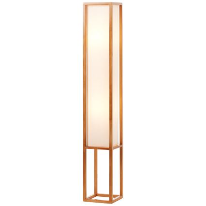 Brilliant - Επιδαπέδιο φωτιστικό SEASIDE 2xE27/40W/230V λευκό/καφέ