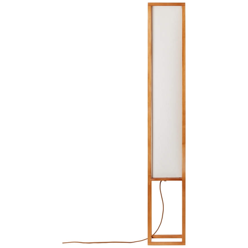 Brilliant - Επιδαπέδιο φωτιστικό SEASIDE 2xE27/40W/230V λευκό/καφέ