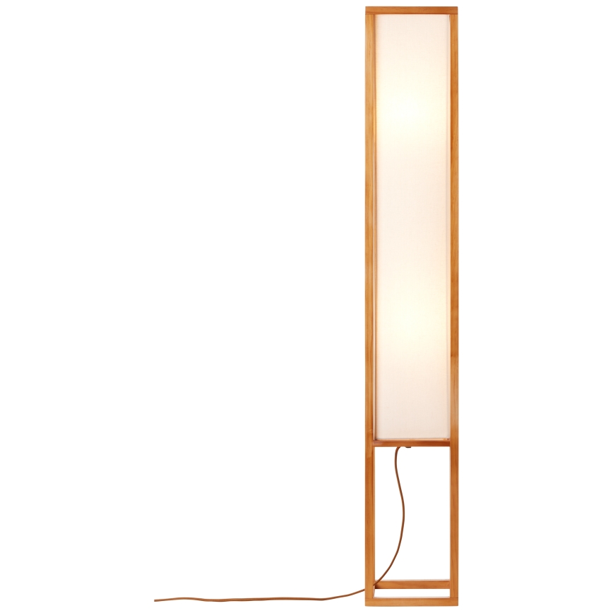 Brilliant - Επιδαπέδιο φωτιστικό SEASIDE 2xE27/40W/230V λευκό/καφέ