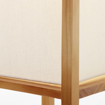 Brilliant - Επιδαπέδιο φωτιστικό SEASIDE 2xE27/40W/230V λευκό/καφέ