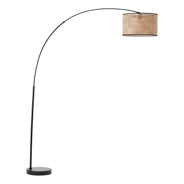 Brilliant - Επιδαπέδιο φωτιστικό WILEY 1xE27/60W/230V μαύρο/μπεζ