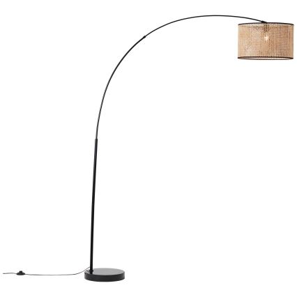 Brilliant - Επιδαπέδιο φωτιστικό WILEY 1xE27/60W/230V μαύρο/μπεζ