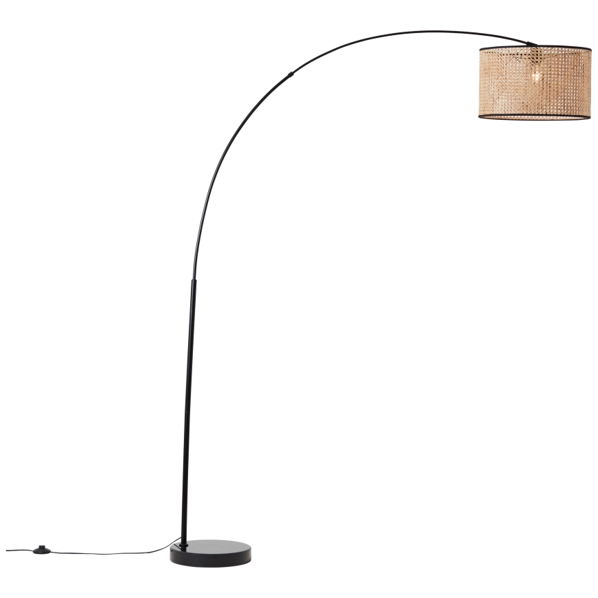 Brilliant - Επιδαπέδιο φωτιστικό WILEY 1xE27/60W/230V μαύρο/μπεζ