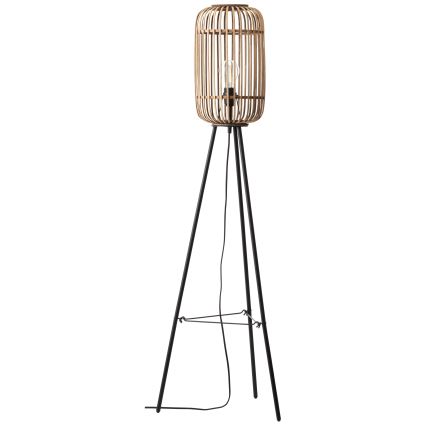 Brilliant - Επιδαπέδιο φωτιστικό WOODROW 1xE27/60W/230V μπαμπού
