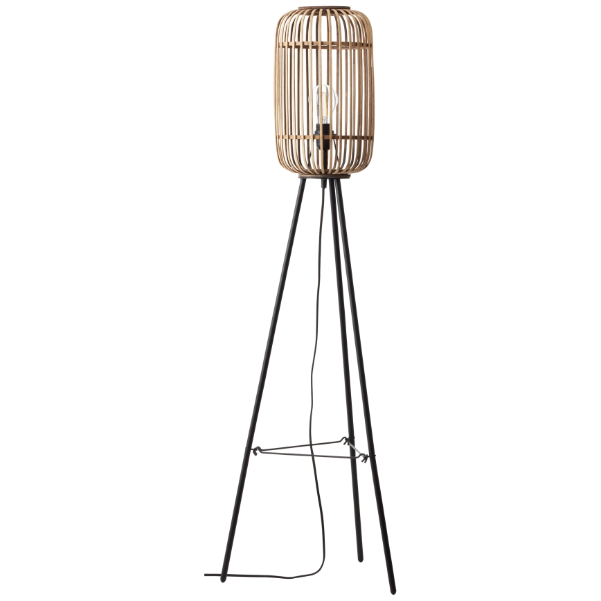 Brilliant - Επιδαπέδιο φωτιστικό WOODROW 1xE27/60W/230V μπαμπού