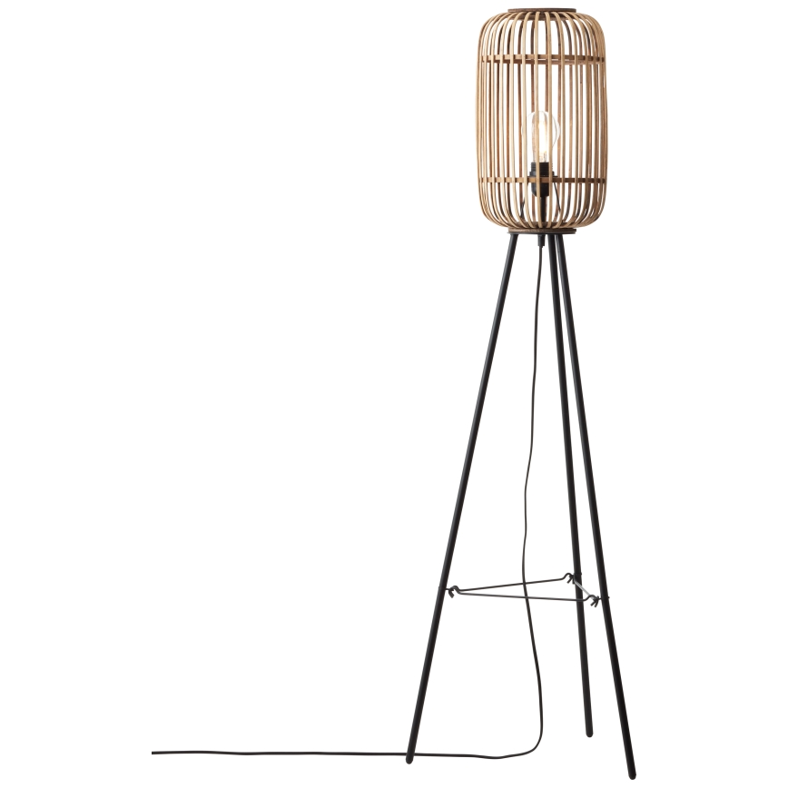 Brilliant - Επιδαπέδιο φωτιστικό WOODROW 1xE27/60W/230V μπαμπού