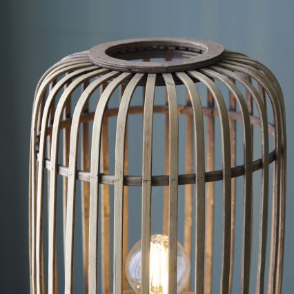 Brilliant - Επιδαπέδιο φωτιστικό WOODROW 1xE27/60W/230V μπαμπού