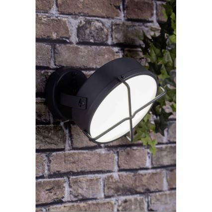 Brilliant - Επιτοίχιο φωτιστικό εξωτερικού χώρου LED NYX LED/10W/230V IP44 ανθρακί