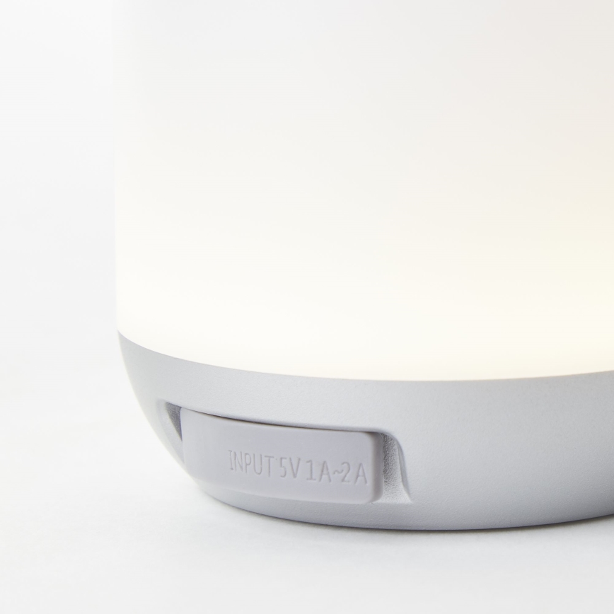 Brilliant - Επιτραπέζια λάμπα dimming LED εξωτερικού χώρου GEMMA LED/1,9W/5V IP44 λευκό
