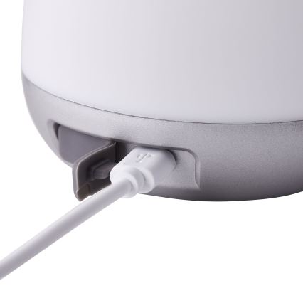 Brilliant - Επιτραπέζια λάμπα dimming LED εξωτερικού χώρου GEMMA LED/1,9W/5V IP44 λευκό