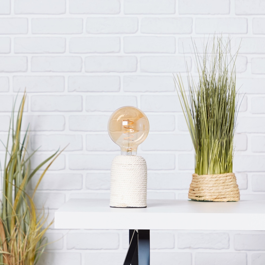 Brilliant - Επιτραπέζιο φωτιστικό CARDU 1xE27/40W/230V μπεζ