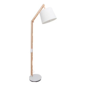 Brilliant - Επιτραπέζιο φωτιστικό CARLYN 1xE27/60W/230V μπεζ/λευκό