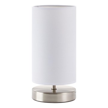 Brilliant - Επιτραπέζιο φωτιστικό CLARIE 1xE14/40W/230V ματ χρώμιο/λευκό