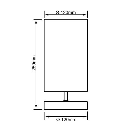 Brilliant - Επιτραπέζιο φωτιστικό CLARIE 1xE14/40W/230V ματ χρώμιο/λευκό