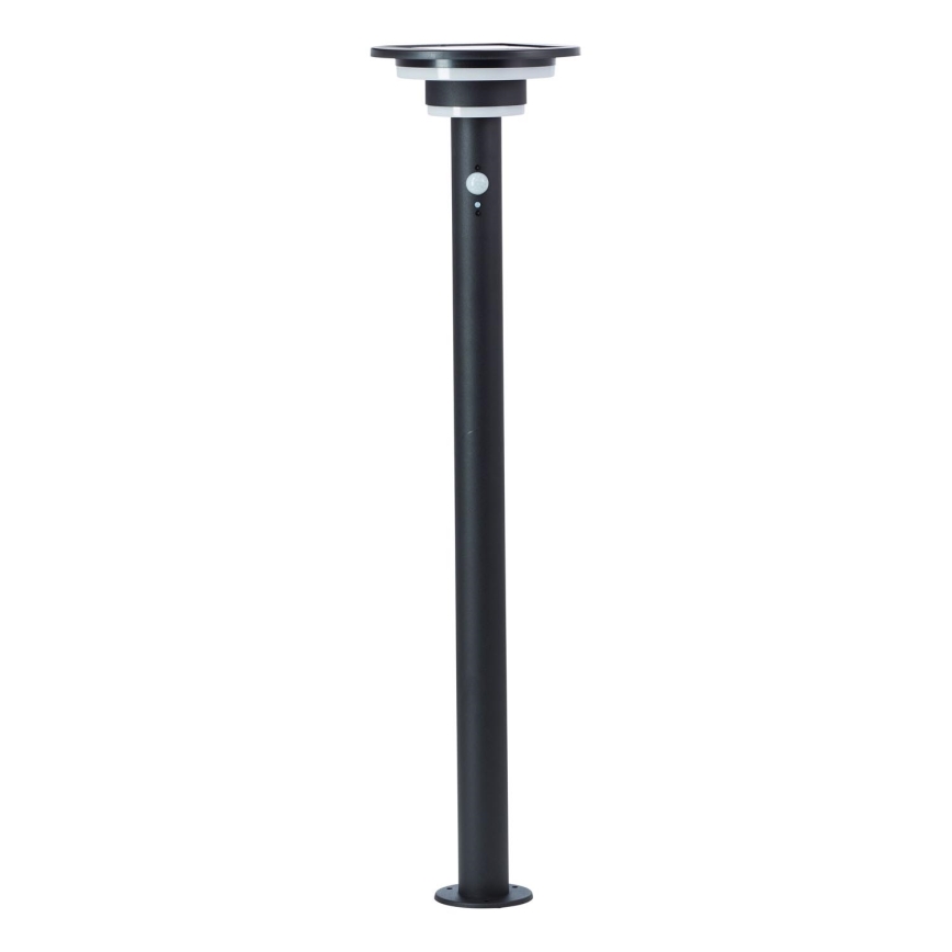 Brilliant - Ηλιακή λάμπα LED με αισθητήρα GARVINA LED/3W/3,7V 2000 mAh 85 cm IP44 μαύρο