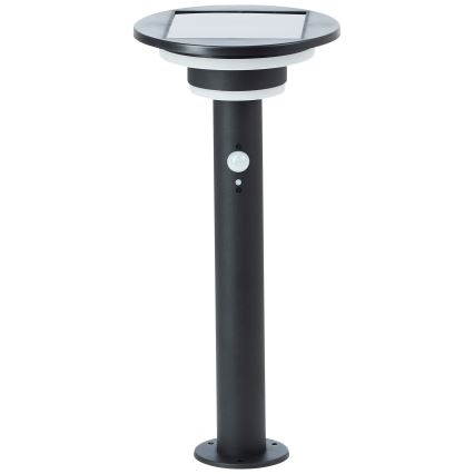 Brilliant - Ηλιακή λάμπα LED με αισθητήρα GARVINA LED/3W/3,7V 45 cm IP44 μαύρο