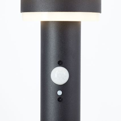 Brilliant - Ηλιακή λάμπα LED με αισθητήρα GARVINA LED/3W/3,7V 45 cm IP44 μαύρο