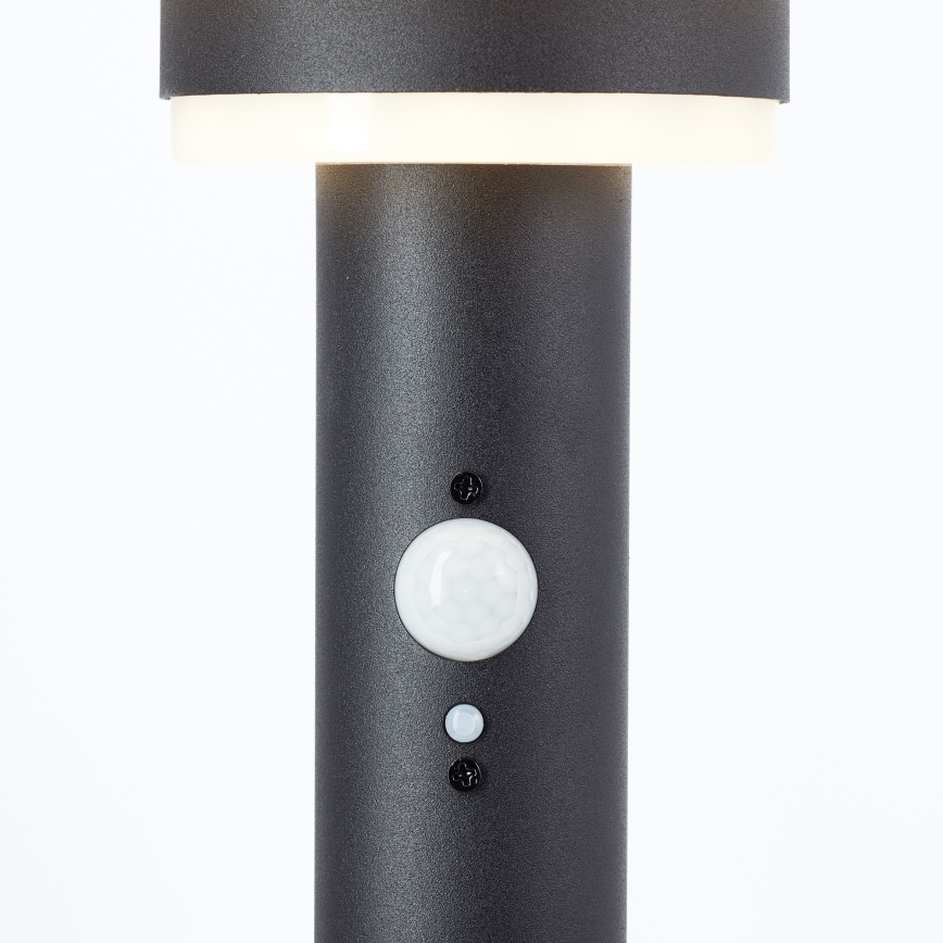 Brilliant - Ηλιακή λάμπα LED με αισθητήρα GARVINA LED/3W/3,7V 45 cm IP44 μαύρο
