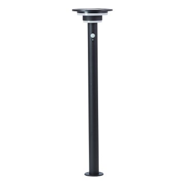 Brilliant - Ηλιακή λάμπα LED με αισθητήρα GARVINA LED/3W/3,7V 85 cm IP44 μαύρο