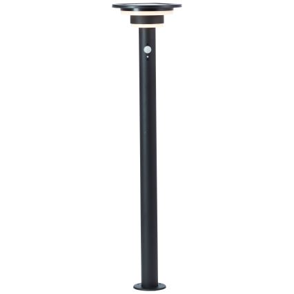 Brilliant - Ηλιακή λάμπα LED με αισθητήρα GARVINA LED/3W/3,7V 85 cm IP44 μαύρο