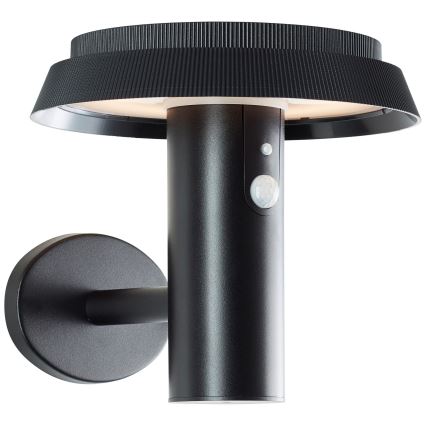 Brilliant - Ηλιακό φωτιστικό τοίχου LED με αισθητήρα ALVERO LED/4W/3,7V IP44