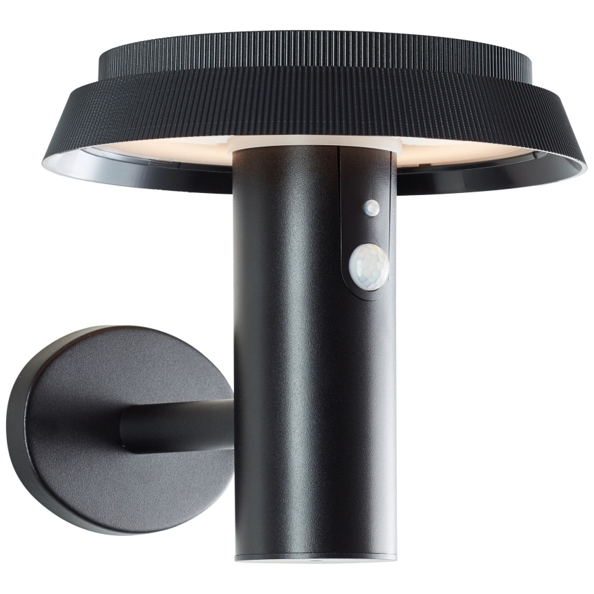 Brilliant - Ηλιακό φωτιστικό τοίχου LED με αισθητήρα ALVERO LED/4W/3,7V IP44