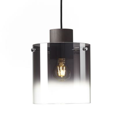Brilliant - Κρεμαστό φωτιστικό με καλώδιο BETH 3xE27/60W/230V μαύρο/καπνιστό
