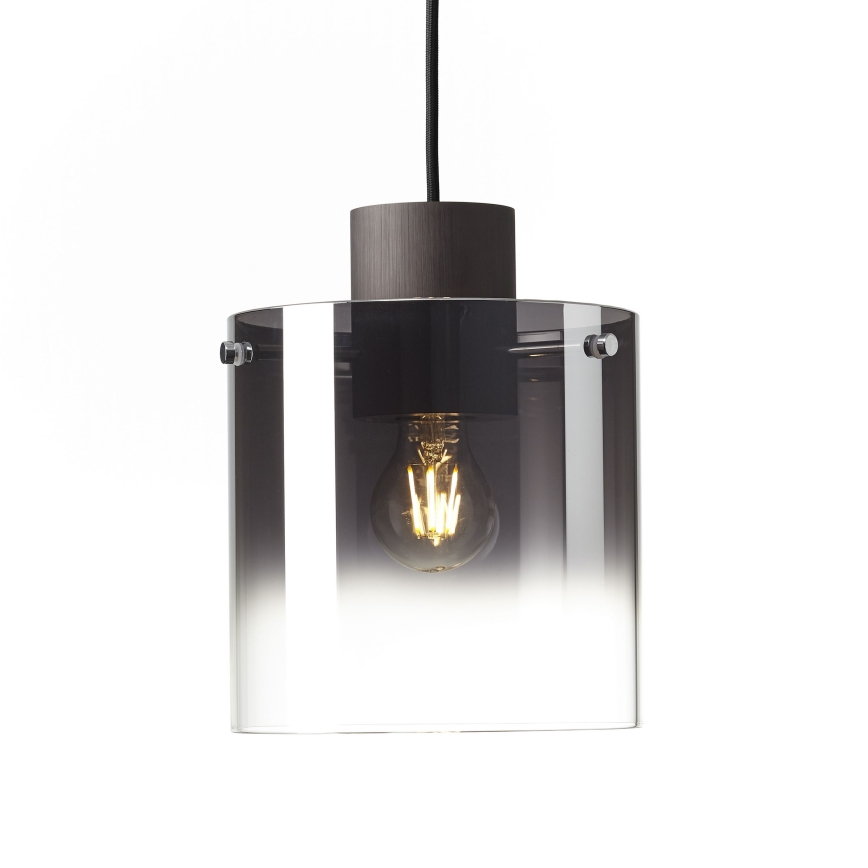 Brilliant - Κρεμαστό φωτιστικό με καλώδιο BETH 3xE27/60W/230V μαύρο/καπνιστό