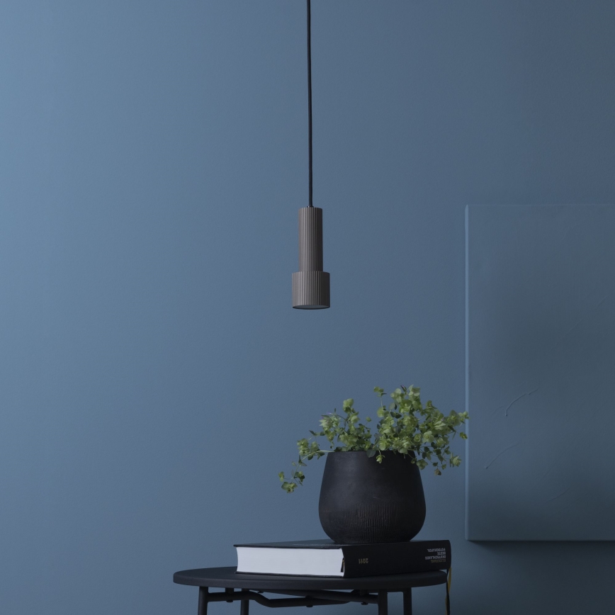Brilliant - Κρεμαστό φωτιστικό οροφής CADIZ 1xGU10/10W/230V διάμετρος 12,5 cm μπρονζέ