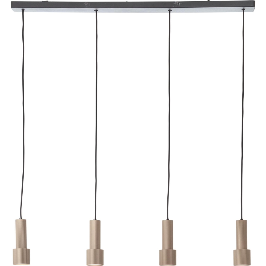 Brilliant - Κρεμαστό φωτιστικό οροφής CADIZ 4xGU10/10W/230V μπρονζέ