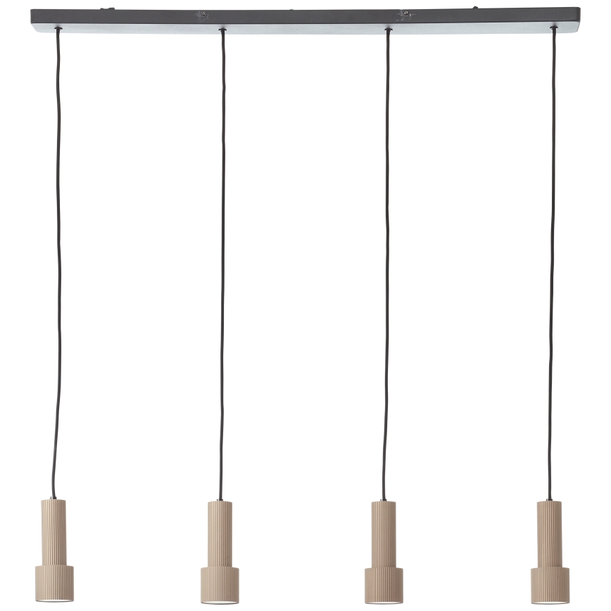 Brilliant - Κρεμαστό φωτιστικό οροφής CADIZ 4xGU10/10W/230V μπρονζέ