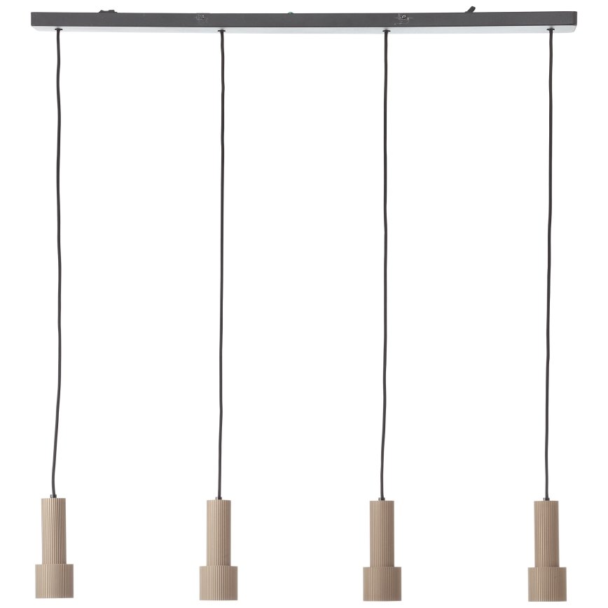 Brilliant - Κρεμαστό φωτιστικό οροφής CADIZ 4xGU10/10W/230V μπρονζέ