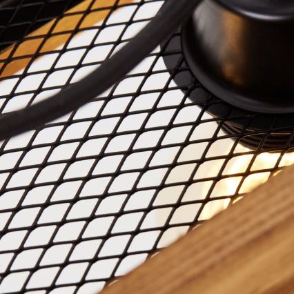 Brilliant - Κρεμαστό φωτιστικό οροφής CALANDRA 6xE27/42W/230V πεύκο