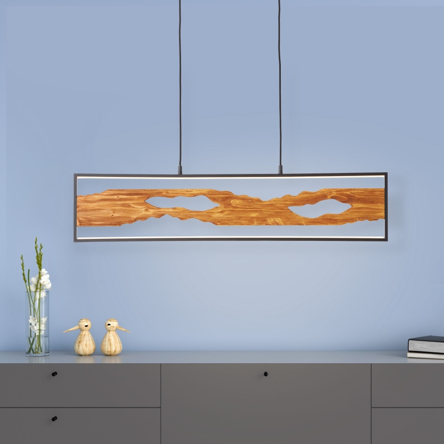 Brilliant -  Κρεμαστό φωτιστικό οροφής LED CHAUMONT LED/20W/230V πεύκο