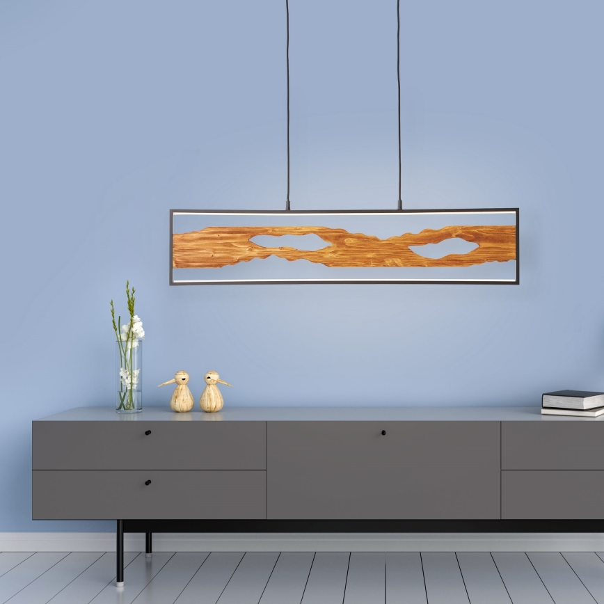 Brilliant -  Κρεμαστό φωτιστικό οροφής LED CHAUMONT LED/20W/230V πεύκο