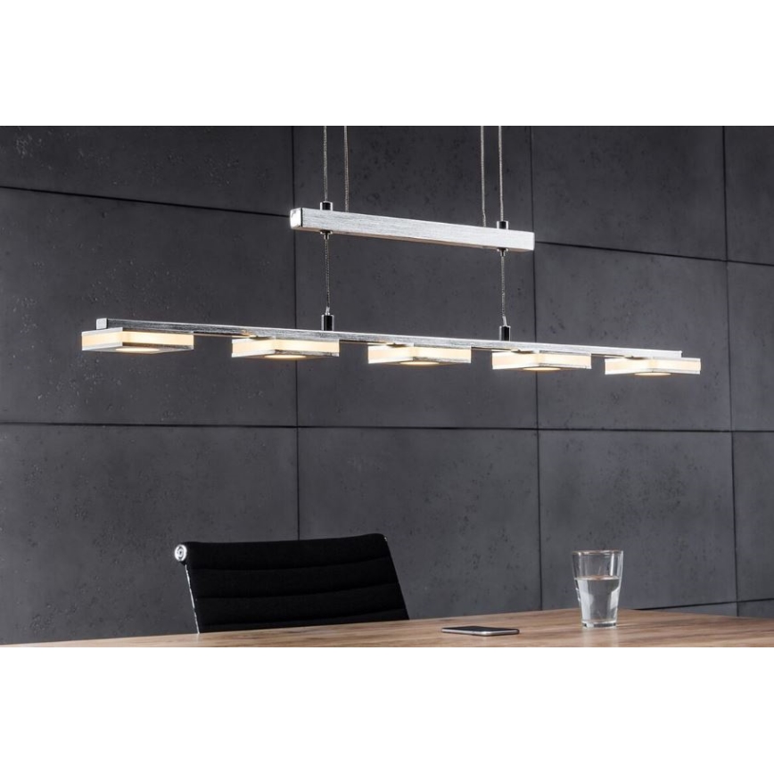Brilliant - Κρεμαστό φωτιστικό οροφής LED ράγα TRANSIT 5xLED/4W/230V