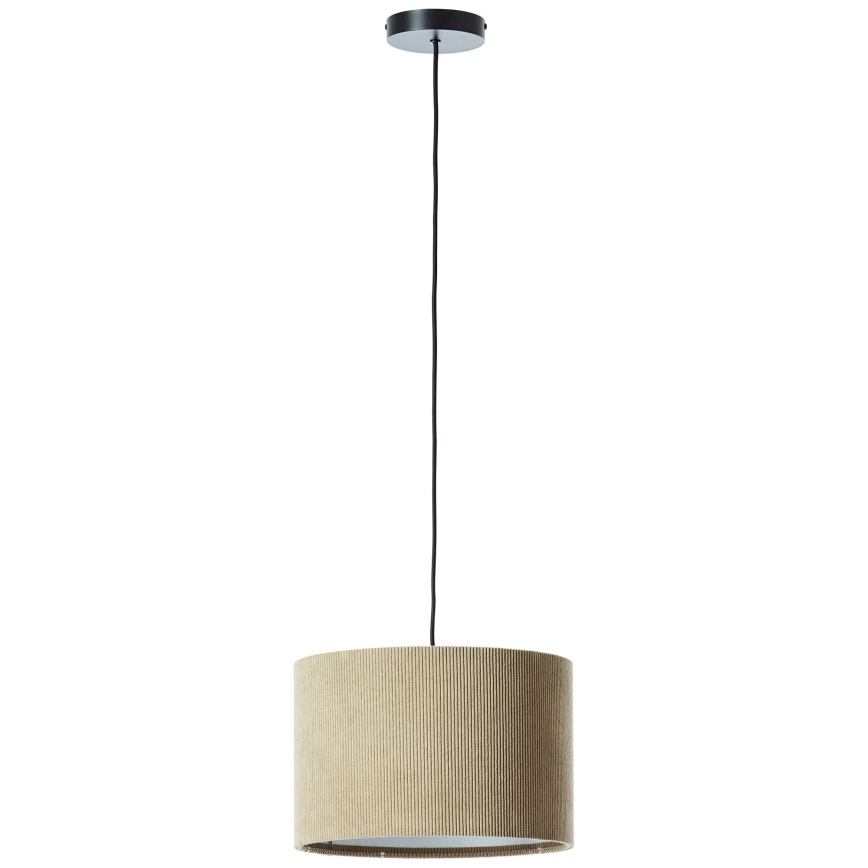 Brilliant - Κρεμαστό φωτιστικό οροφής TONY 1xE27/20W/230V διάμετρος 35 cm καφέ